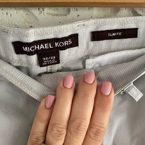 Michael Kors Light Gray Trousers size 32/32 - Picture 3 of 5